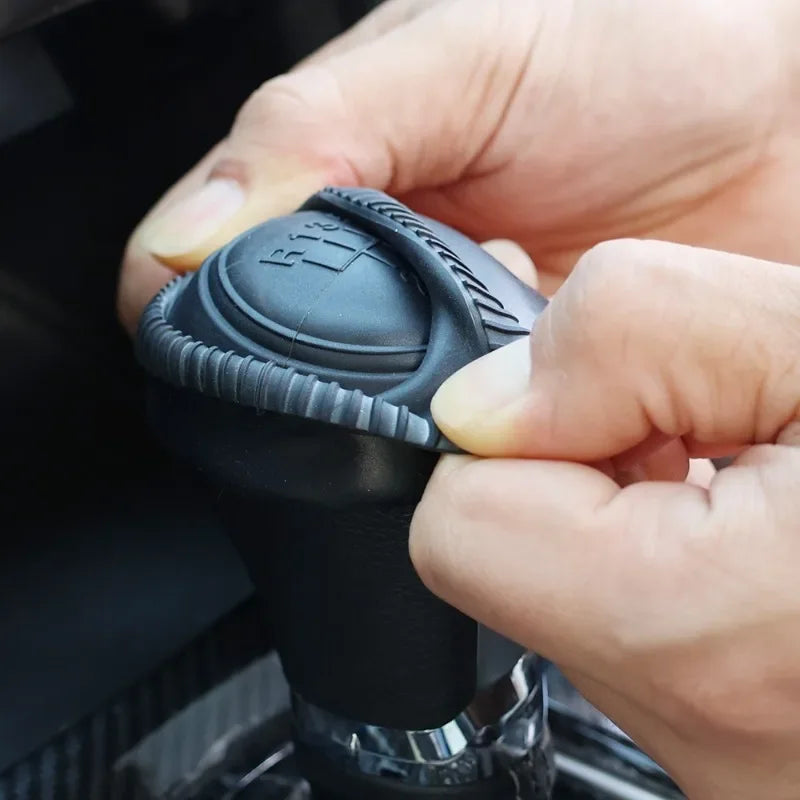 Silicone Gear Shift Knob Cover – Universal Manual Shifter Sleeve