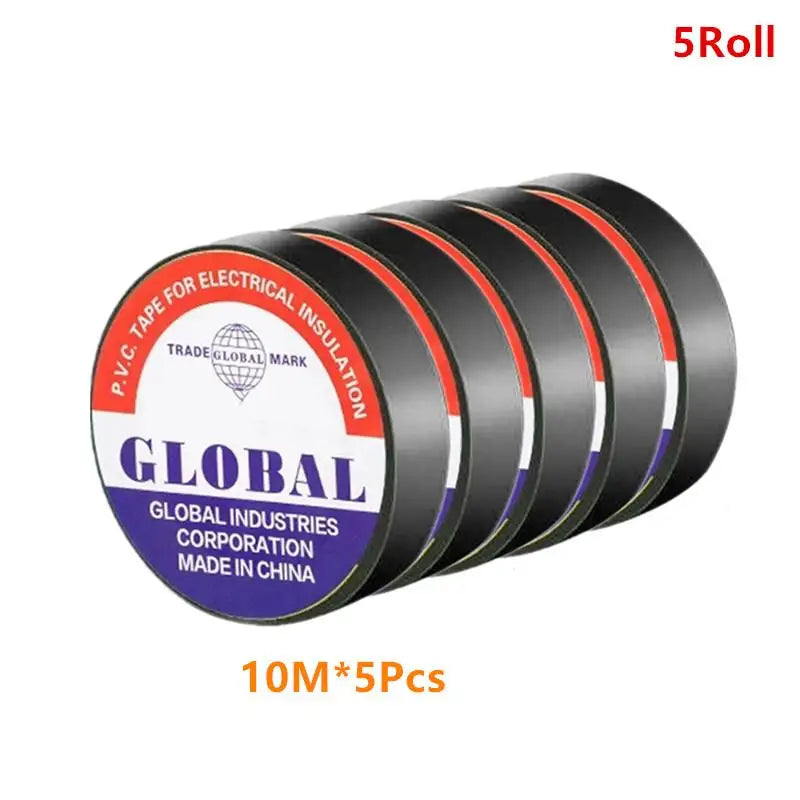 Flame Retardant PVC Electrical Insulation Tape | 1–10 Rolls 10M