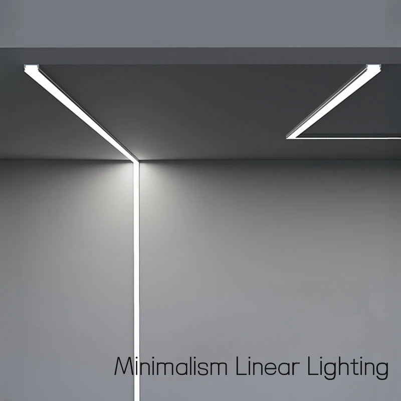 Rose Gold LED Aluminum Channel Profile U/YW Shape – Milky Cover