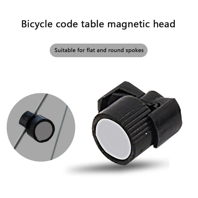 Universal Spoke Magnet for Bike Speedometer & Odometer – Black