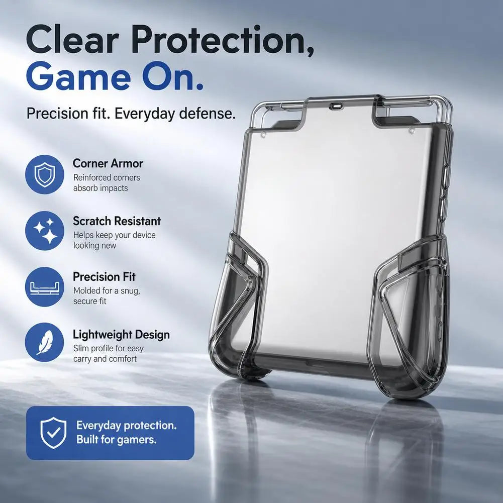 TPU Case for Anbernic RG34XX SP – Clear Shockproof Cover