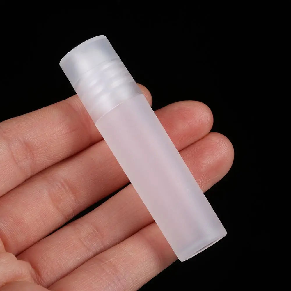 Frosted Glass Roller Ball Bottle – Refillable 5ml & 10ml