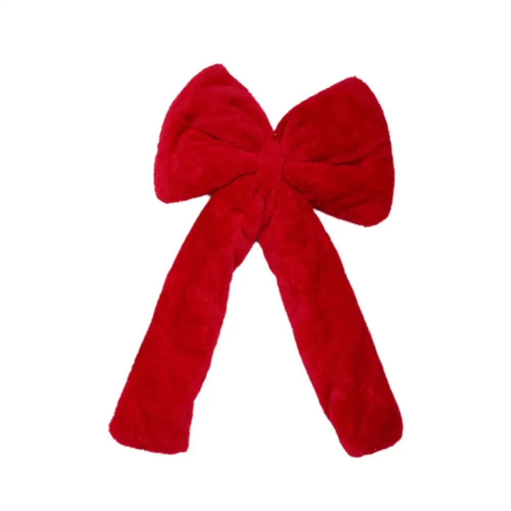 Velvet Bow Christmas Ornament – Tree Topper & Hanging Decor