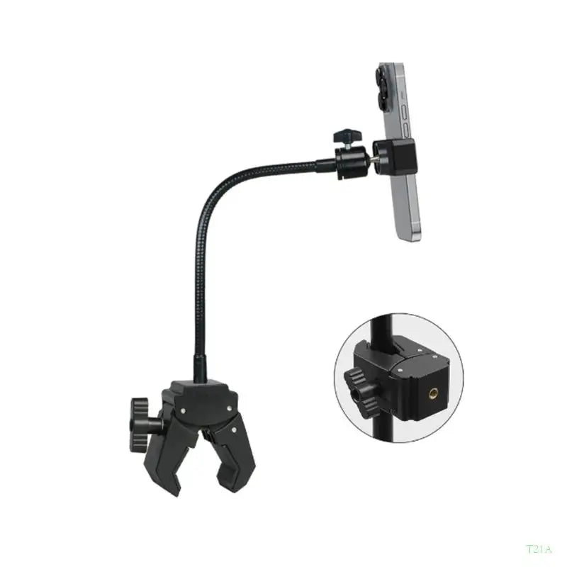 Mic Stand Phone & Tablet Tripod Mount – Flexible Gooseneck