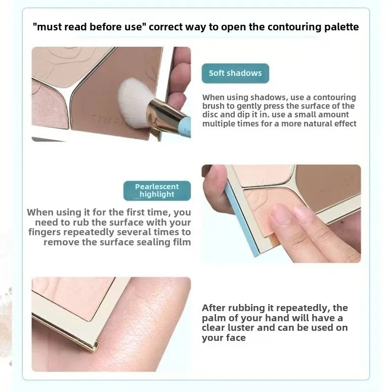 TIMAGE Contouring Palette 2.0 – Highlight & Matte Shadow
