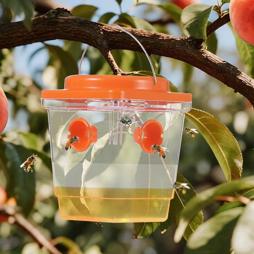 Solar Wasp & Hornet Trap – Reusable Hanging Insect Catcher