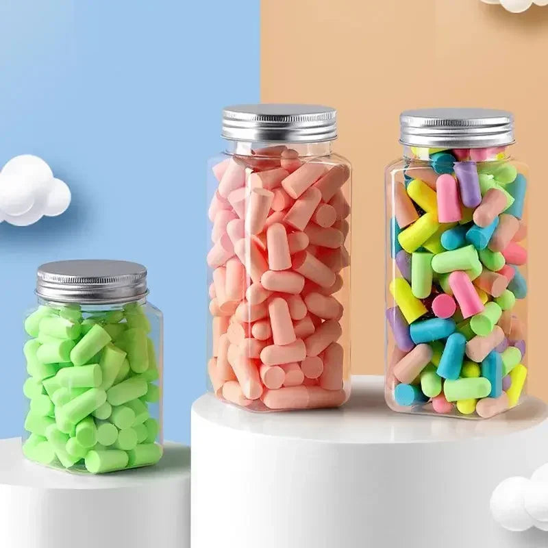 Bullet Memory Foam Earplugs – Multicolor 24/60/120 Pack | CE