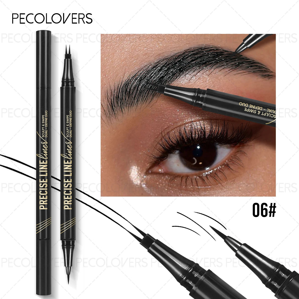 SAMMY Double Fork Eyebrow Pen – Waterproof Long-Lasting