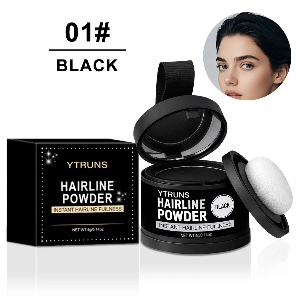 YTRUNS Hairline Powder Medium Brown – Root Touch Up, 4g