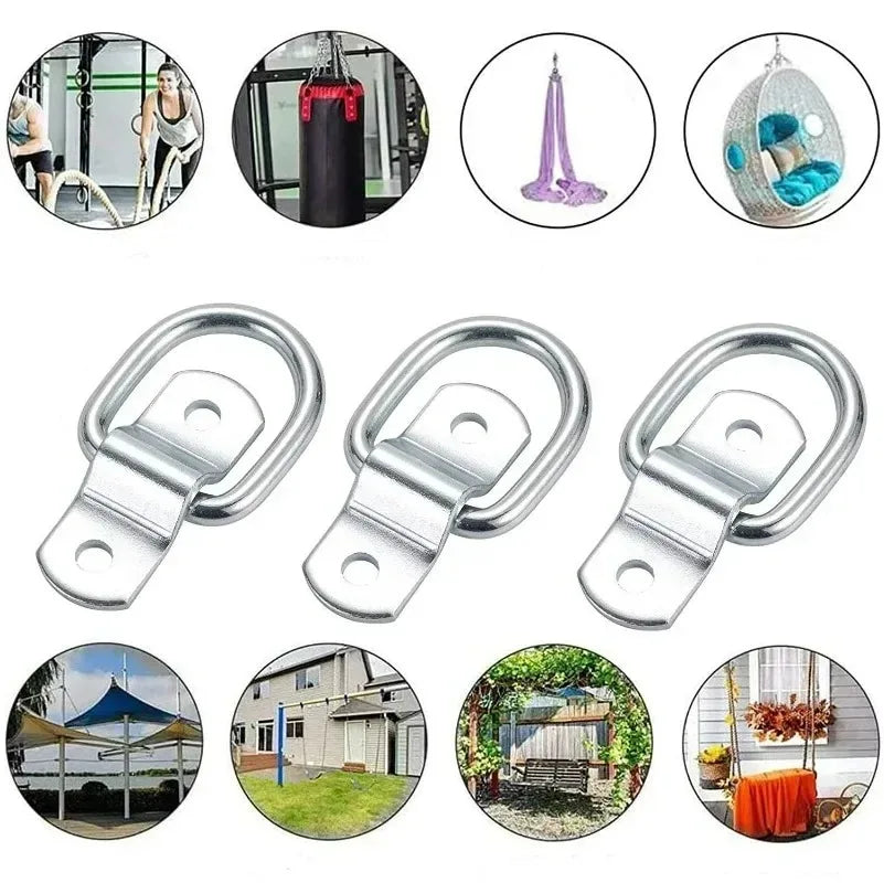 Heavy Duty D-Ring Tie Down Anchor Hook for Cargo Trucks