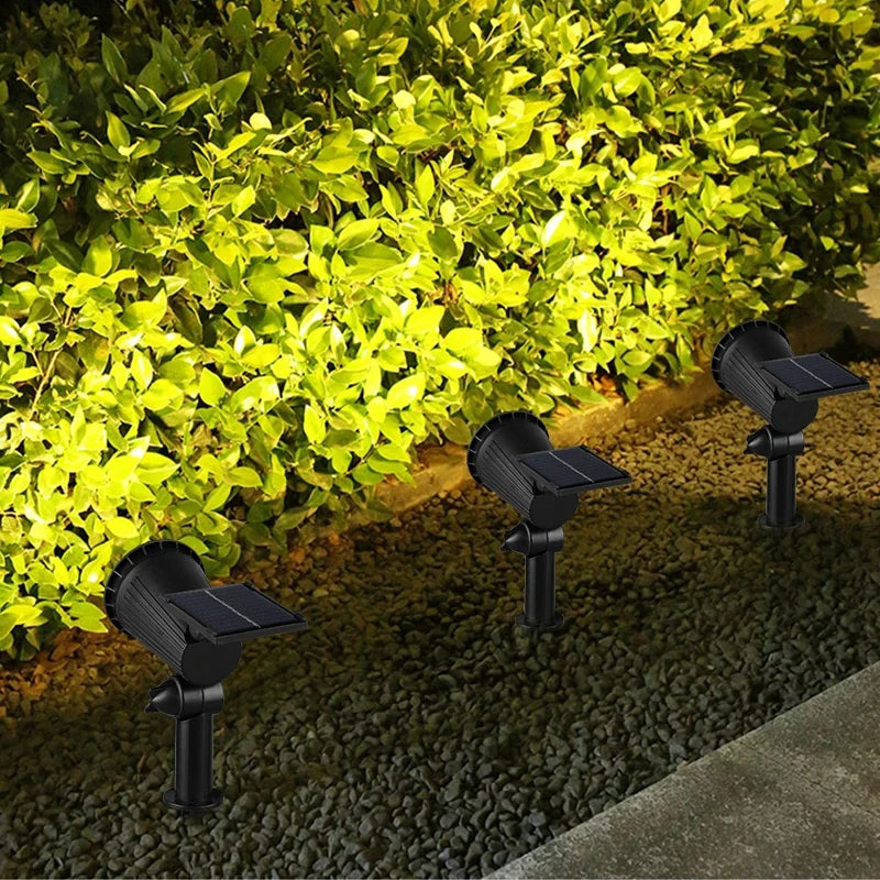 Solar Inground LED Landscape Light – IP65 Waterproof Dimmable