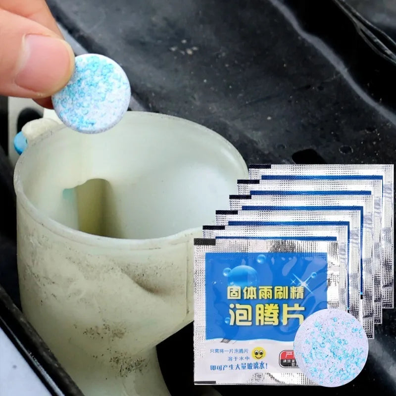 Windshield Washer Effervescent Tablets – Concentrated Glass Cleaner