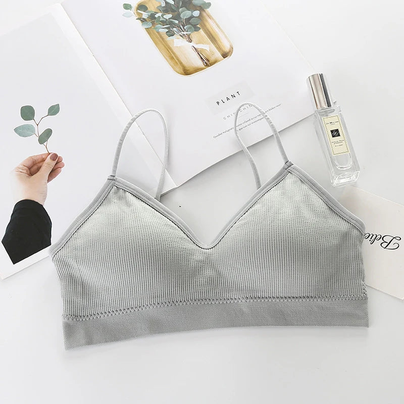 Women's Padded Sports Bra – Fast-Dry Nylon Yoga & Gym Top