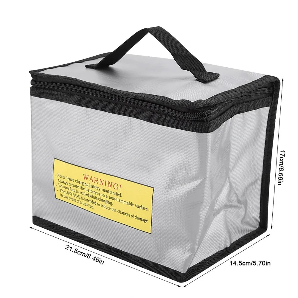 Fireproof LiPo Battery Safe Bag – Waterproof Guard Pouch 215x145mm