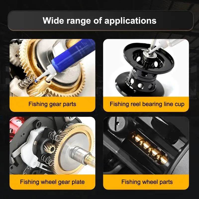 Fishing Reel Maintenance Oil & Grease Set – 20ml x 2