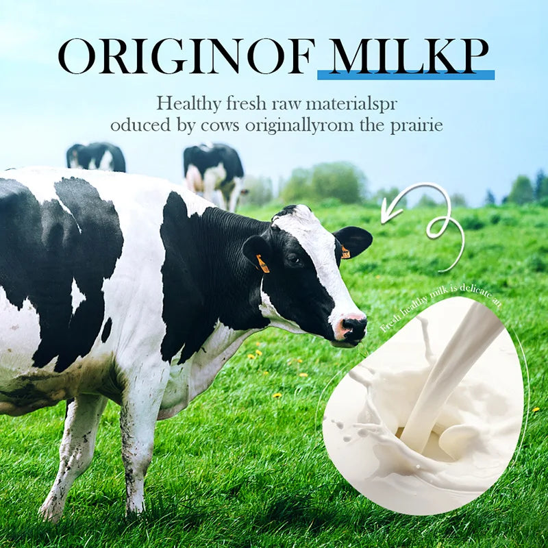 SADOER Milk Facial Cleanser – Moisturizing Brightening Foam Wash