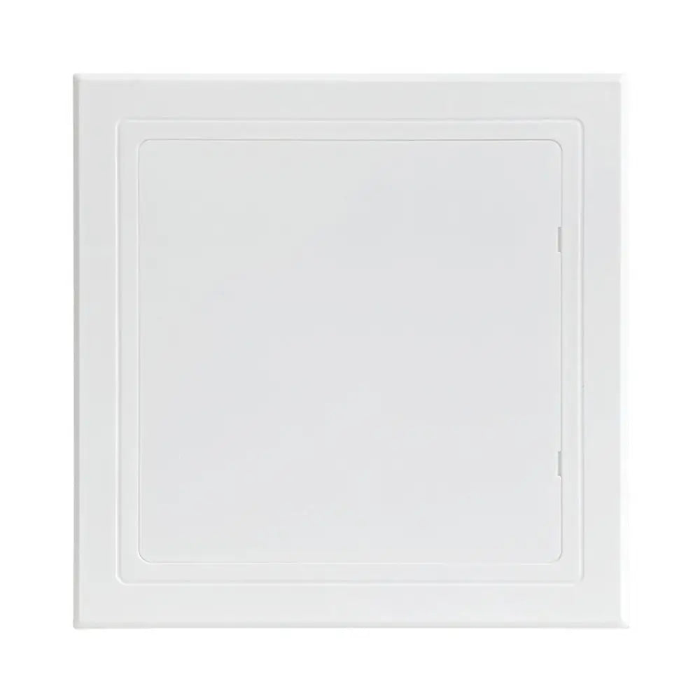 White Hinged Access Panel Hatch – Self-Adhesive ABS Plastic
