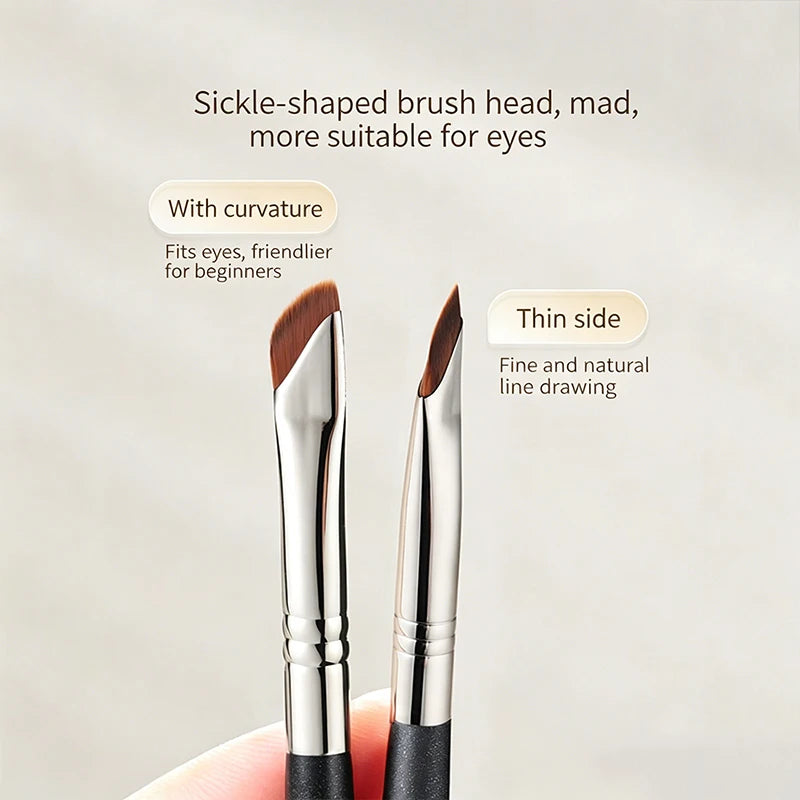Sickle Blade Eyeliner & Eyebrow Detail Brush – Eye Makeup