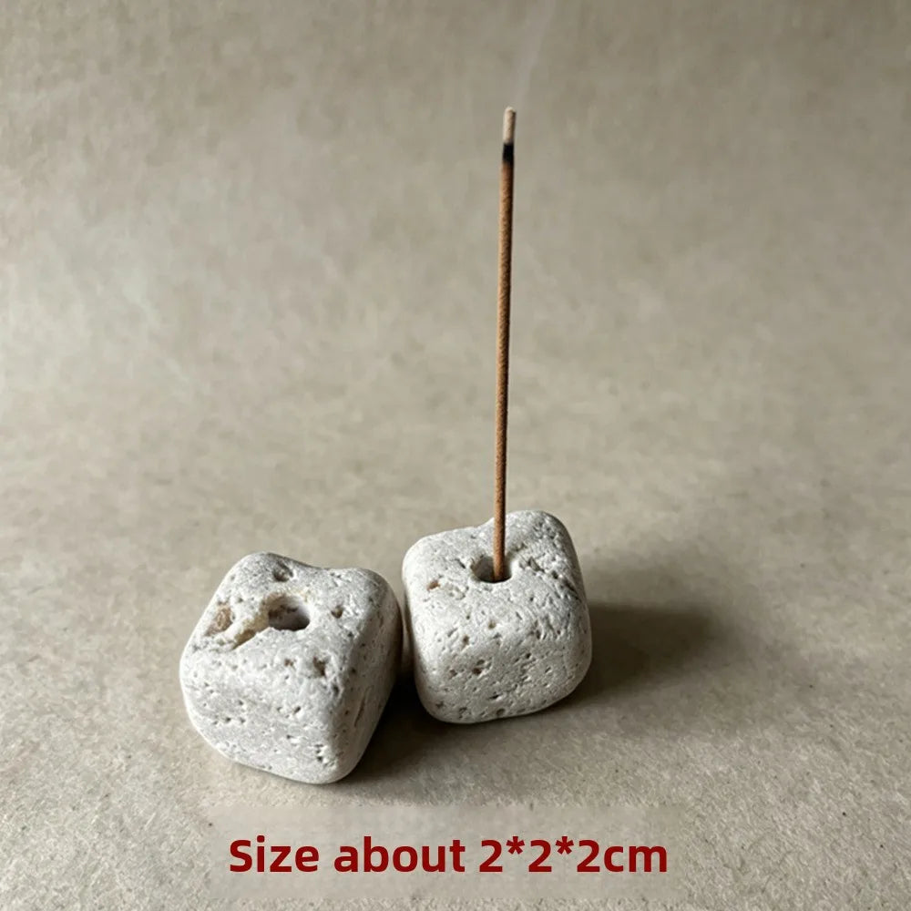 Travertine Aroma Stone Diffuser – Flameless Essential Oil Diffuser