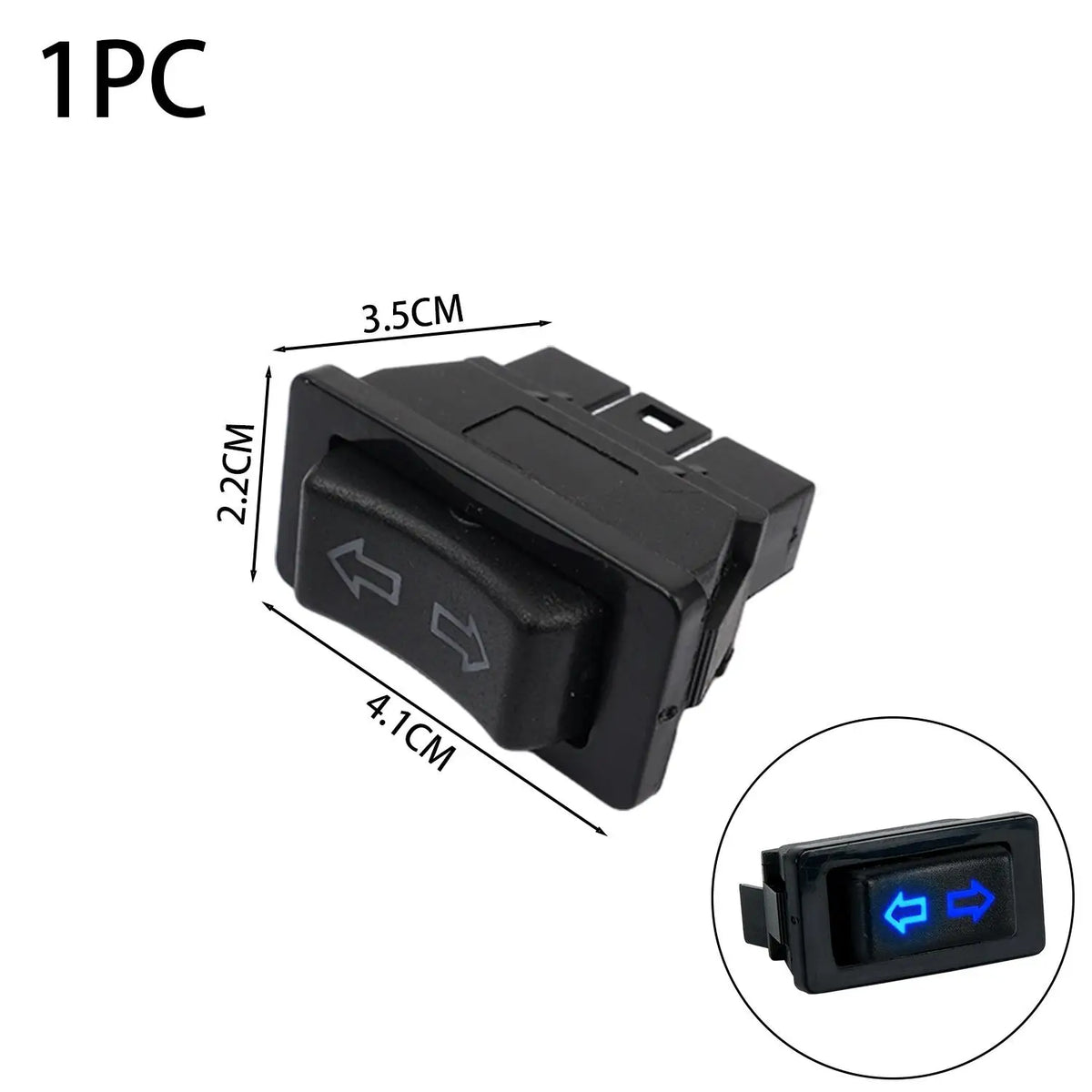 Universal Car Power Window Switch 5 Pin DC 12V 20A Button