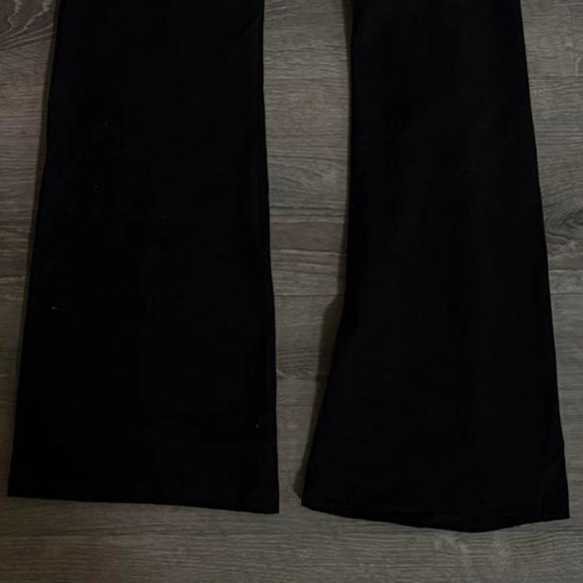 Y2K Gothic Punk Flare Pants – High-Waisted Lace-Up Trousers