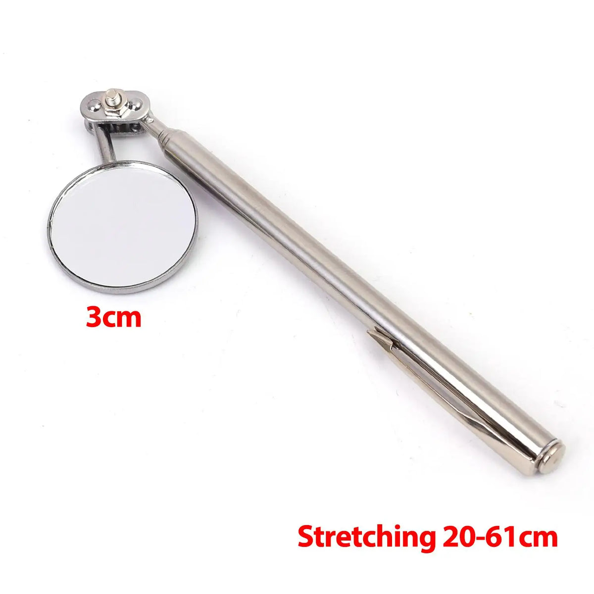 Telescoping Inspection Mirror 360° Rotating Extendable Tool