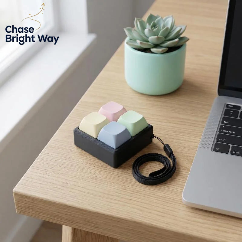 Keyboard Key Fidget Toy – 2/3/4 Button Finger Clicker Desk