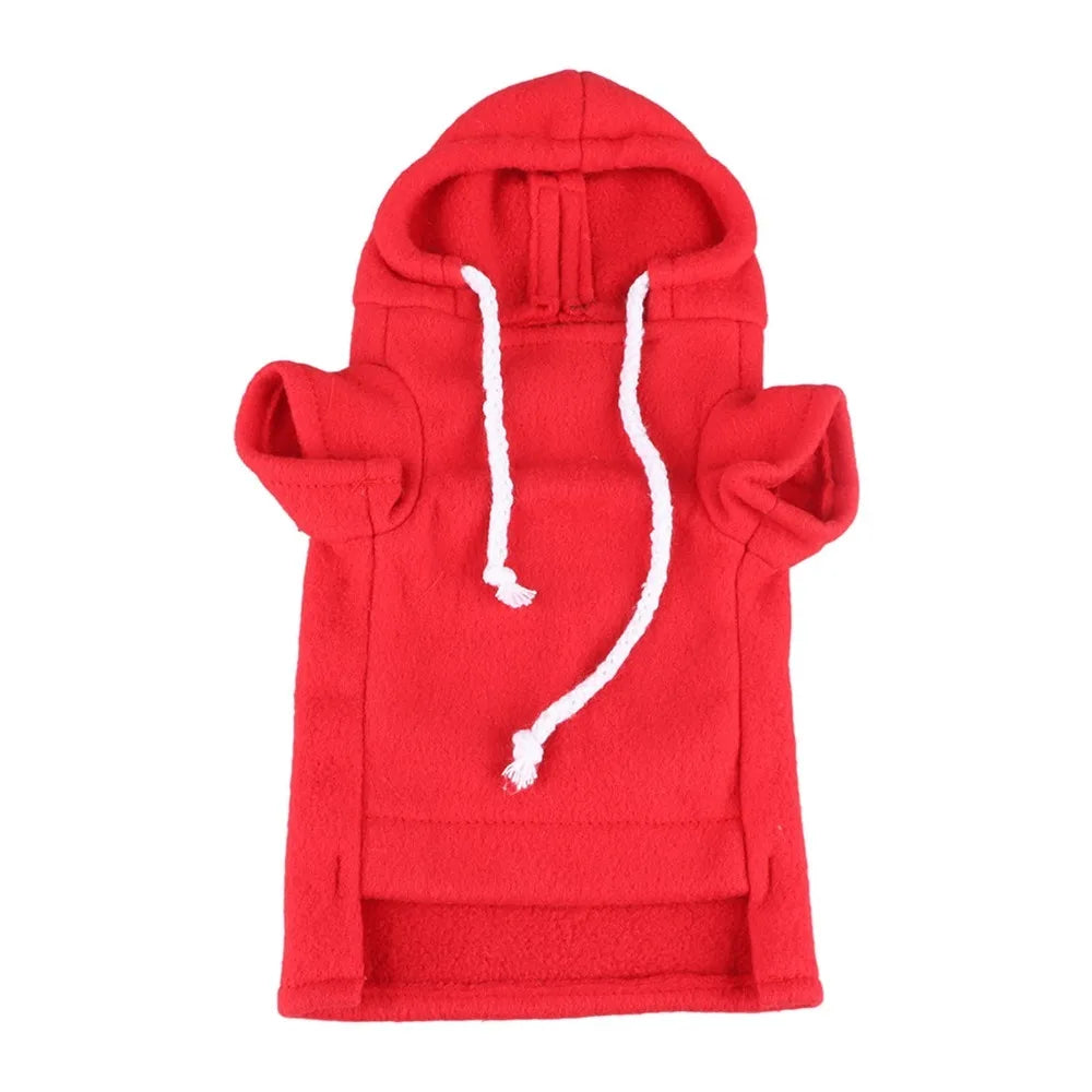 Ferret Hoodie Sweatshirt – Warm Polyester Small Pet Outfit
