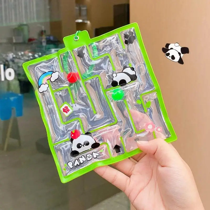 Water Bag Maze Squeeze Fidget Toy with Keychain | Backpack Pendant