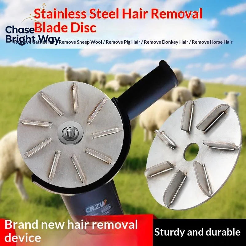Livestock Dehairing Blade Disc – Stainless Steel for Cattle & Sheep
