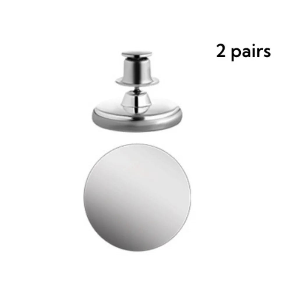 Curtain Magnetic Buckle Clips – Wall Mounted Metal Holders 2 Pairs