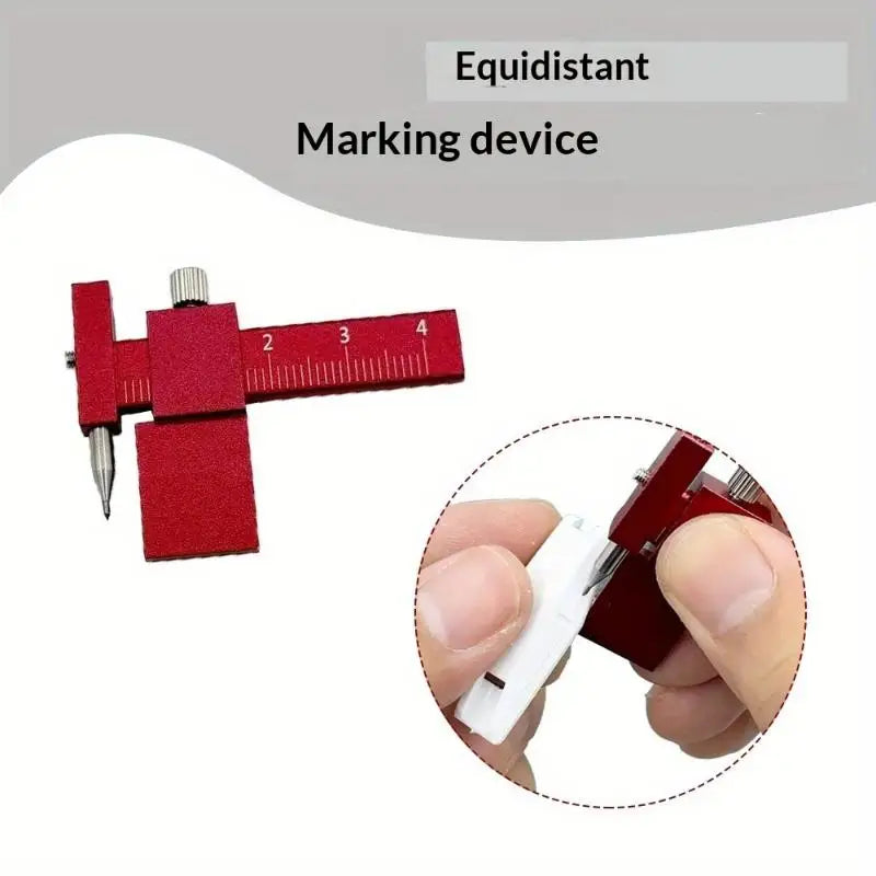 Parallel Scribing Ruler – Equidistant Contour Marking Tool
