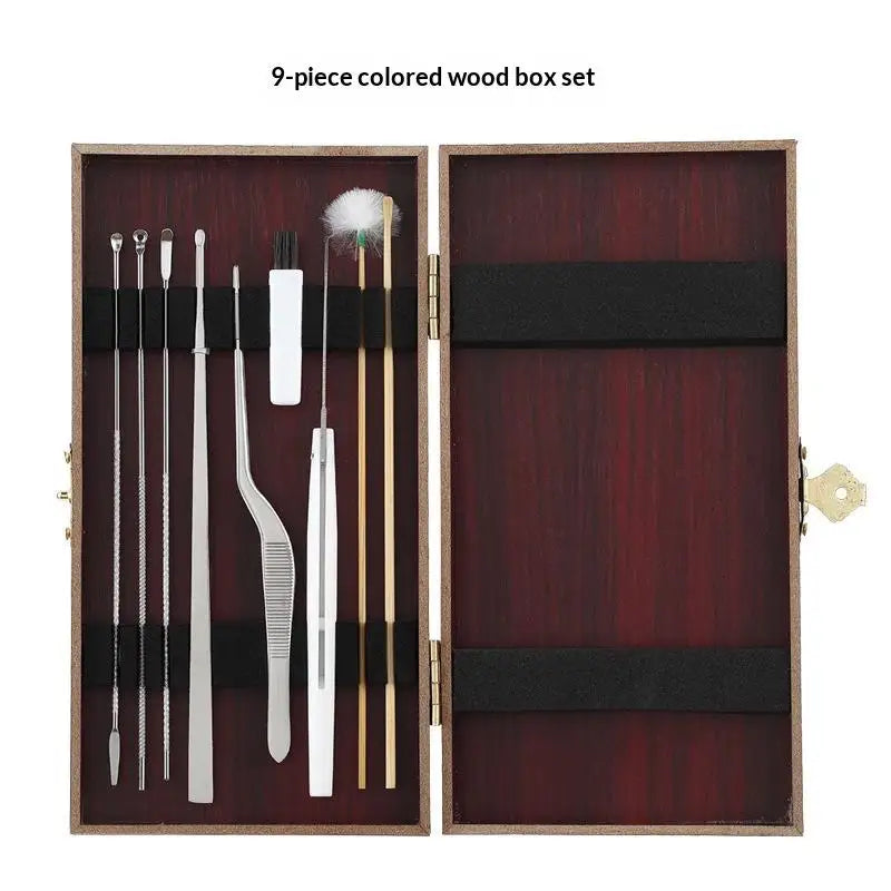 Ear Care Tool Set – Goose Feather Sticks & Ear Scoops Kit