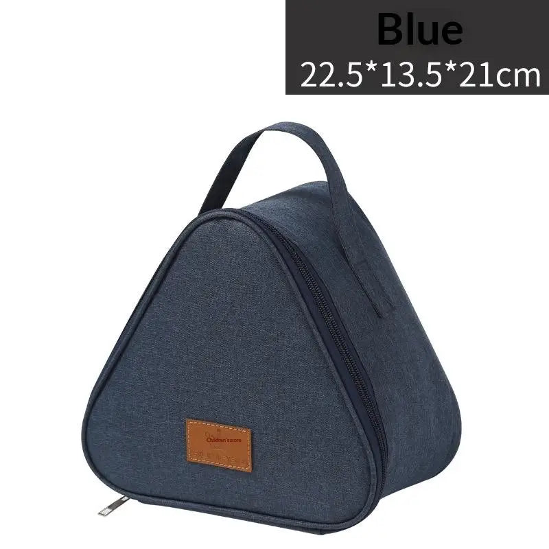 Triangle Insulated Food Bag – Thermal Pouch for Onigiri & Lunch