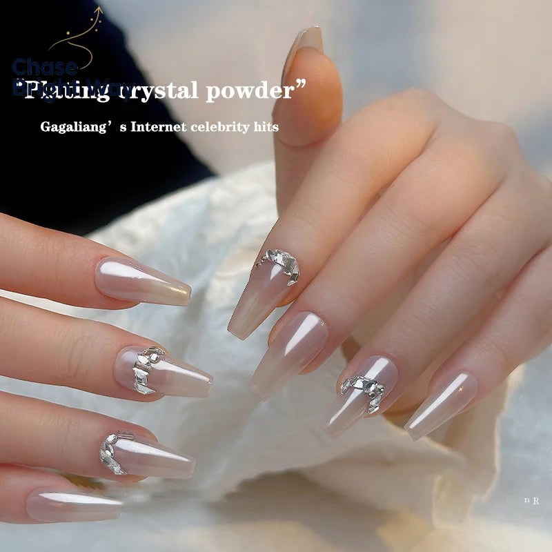 Pearl Chrome Nail Powder – Aurora Glitter Dust for Gel Nails