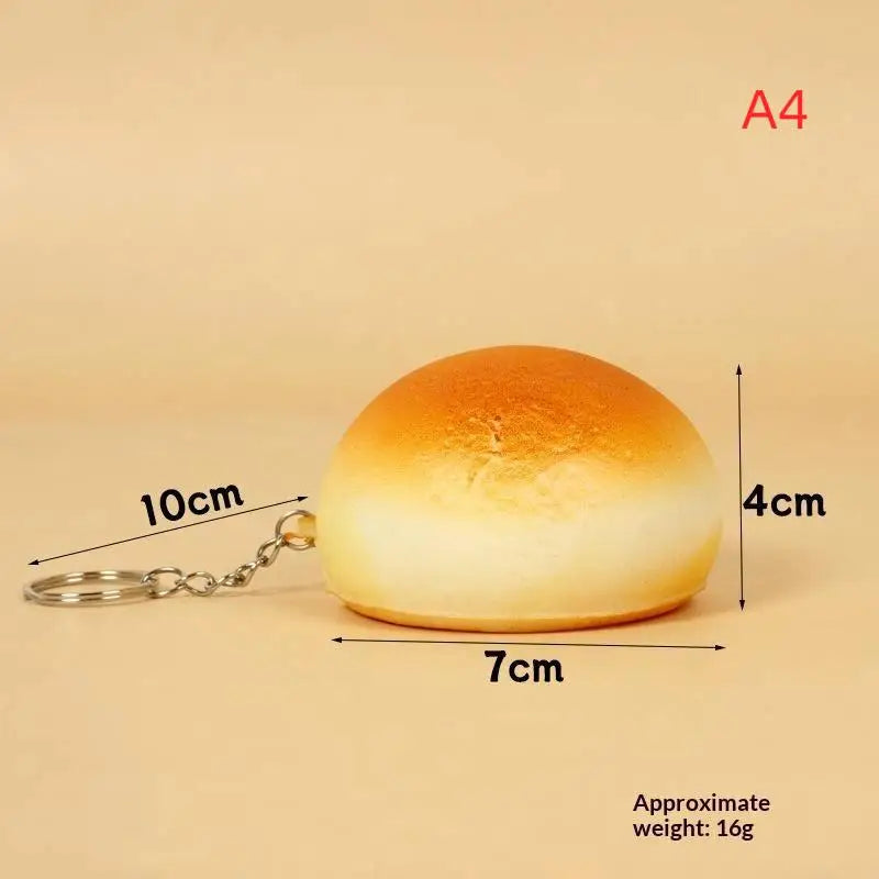 Milk Bread Squishy Toy – Realistic PU Squeeze Fidget Toy