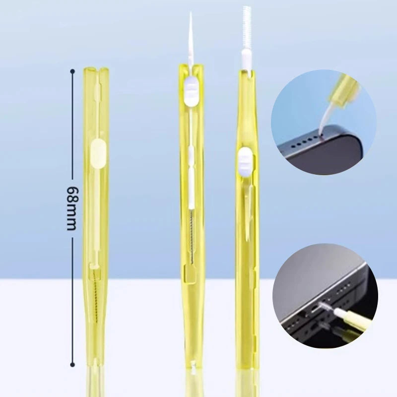 Retractable Phone Cleaning Kit – Port & Speaker Brush Set