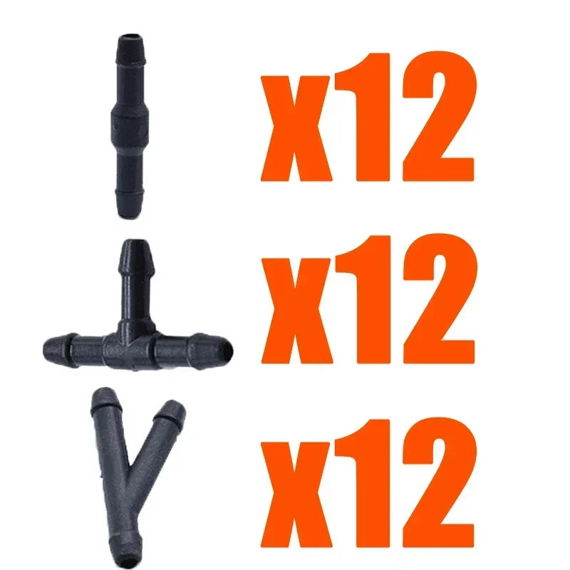 Universal Windshield Washer Hose & Spray Nozzle Kit