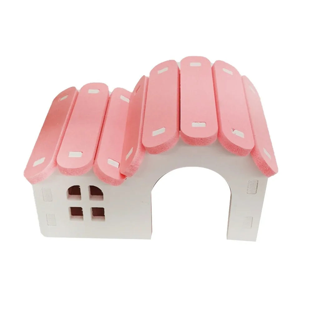 PVC Hamster House Hideout – Durable Small Animal Shelter