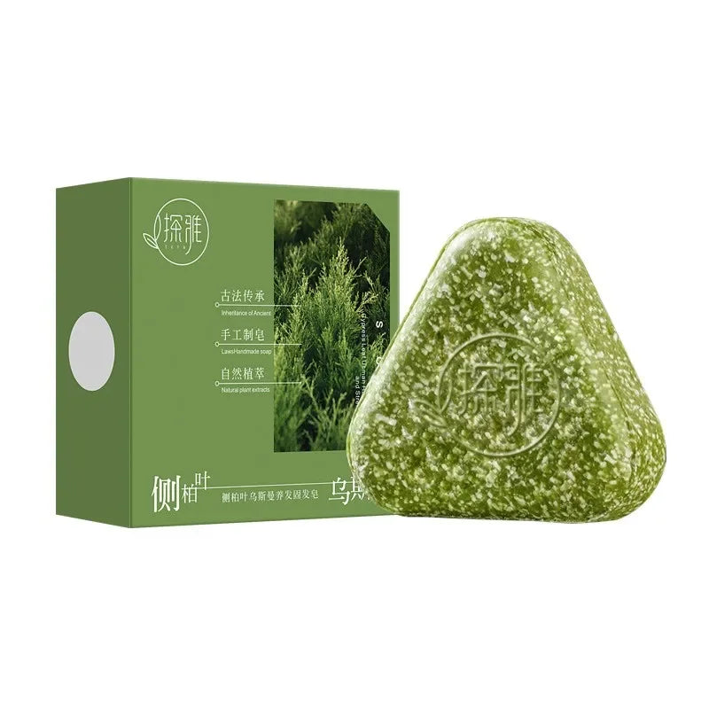 LUXURYTO Usman Grass Herbal Shampoo Soap Bar – All Hair Types