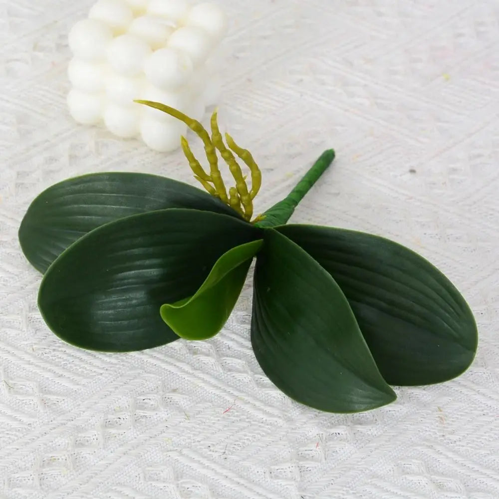 Real Touch Artificial Green Leaf Branch – Home & Floral Decor