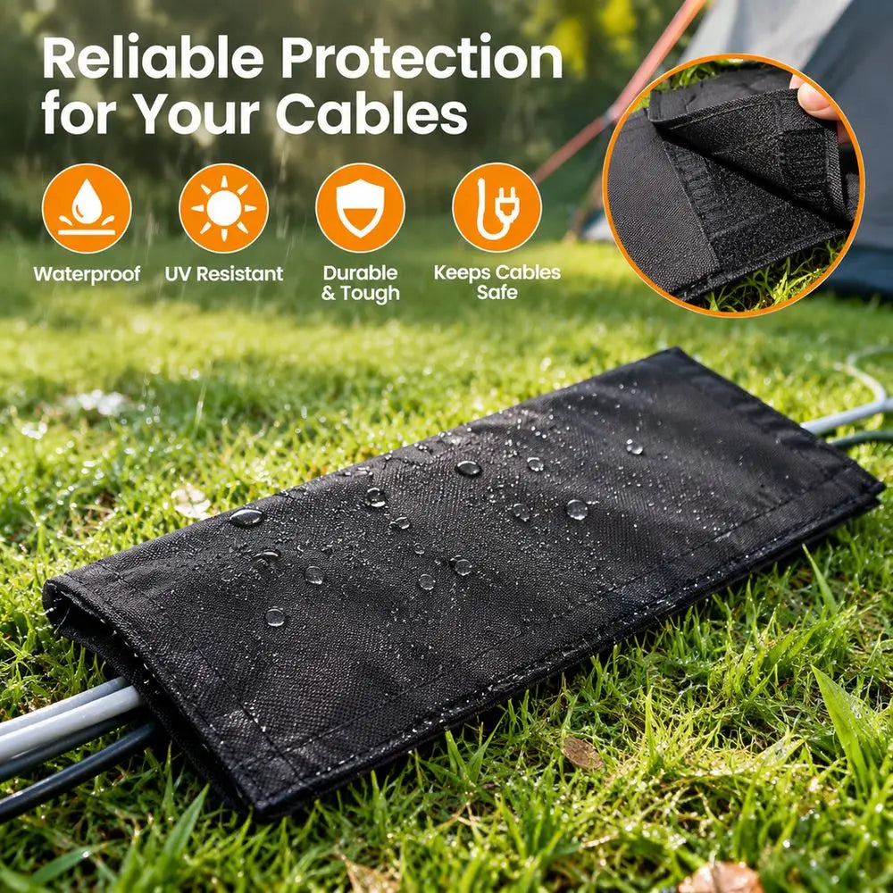 Waterproof 1280D Oxford Cable Cover – UV-Resistant Cord Protector
