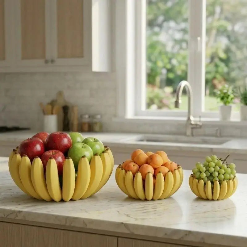 Banana Shaped 3D Printed Fruit Tray | BPA-Free PLA Storage Bowl