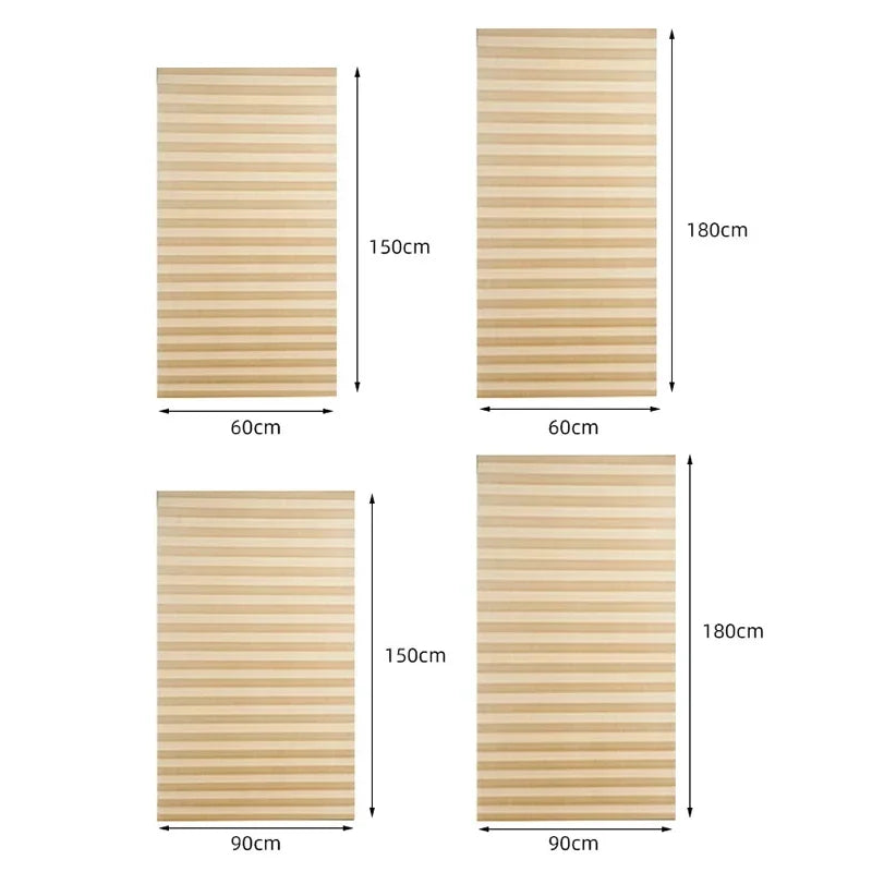 Self-Adhesive Pleated Blinds – Half Blackout Window Shades