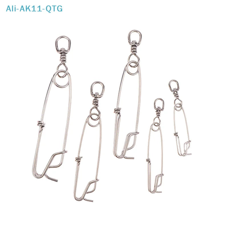 Stainless Steel Tuna Fishing Clip Snap & Swivel Ring Connector