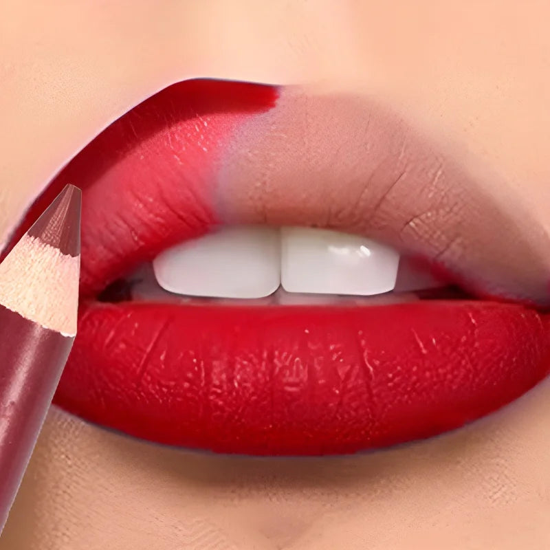 Waterproof Matte Lip Liner Pencil | 28 Shades, Long-Lasting