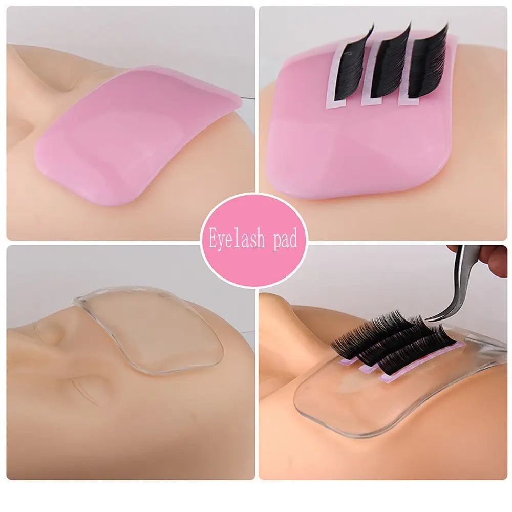 Silicone Eyelash Extension Pad & Lash Holder Stand
