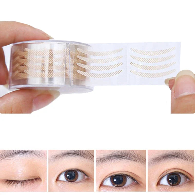 600 Pcs Double Eyelid Tape Strips – Clear & Gray Invisible