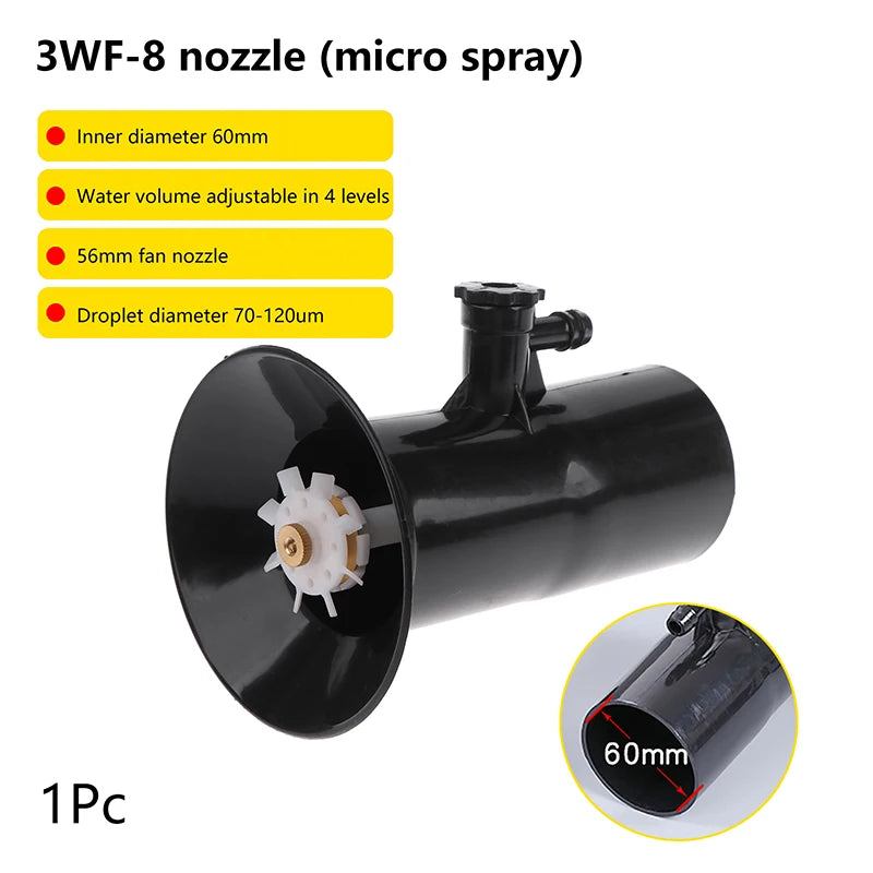 Diffuser Fan Nozzle 60/65/70mm – Backpack Fogger Sprayer Head