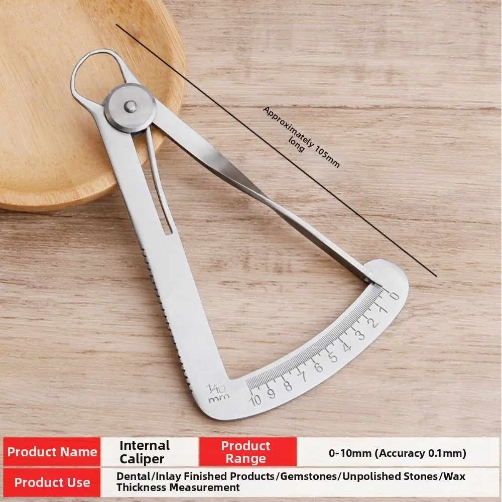 Stainless Steel Dental Caliper Precision Gauge | 0–80mm